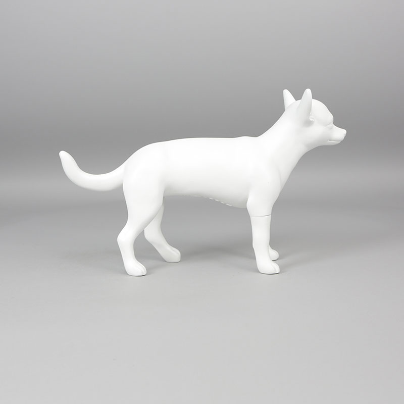 Jelimate white standing dog mannequin fashion animal pet dog model wit –  JELIMATE