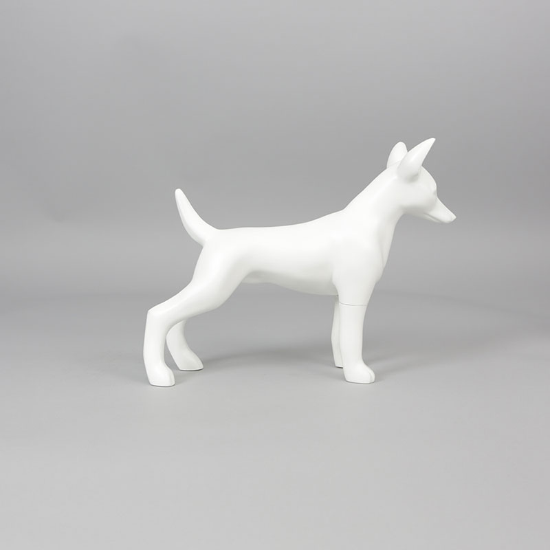 Handmade White Dog Mannequin