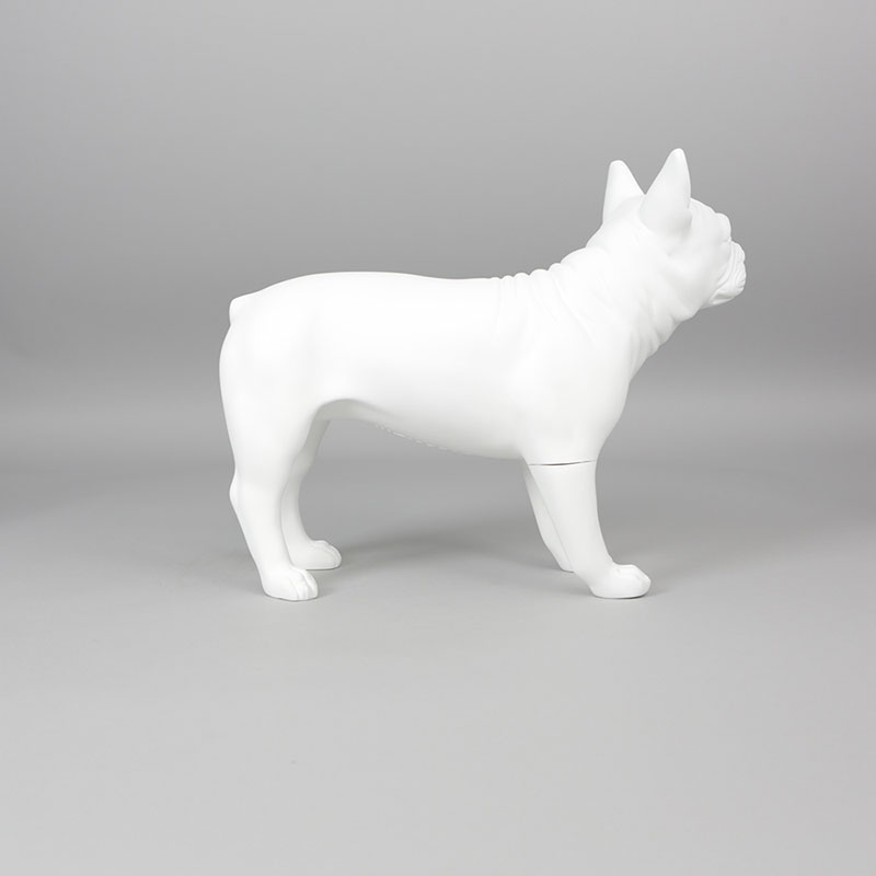 Dog Mannequin - French Bulldog Mannequin, Anti-Scratch White