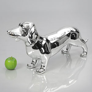 Dog Mannequin Bertha - Chrome