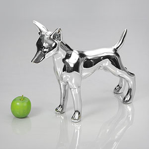 Dog Mannequin Matilda - Chrome