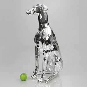 Dog Mannequin Philippa - Chrome