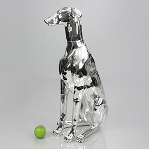Dog Mannequin Philippa - Chrome